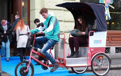 Festival rickshaw - fast and for free